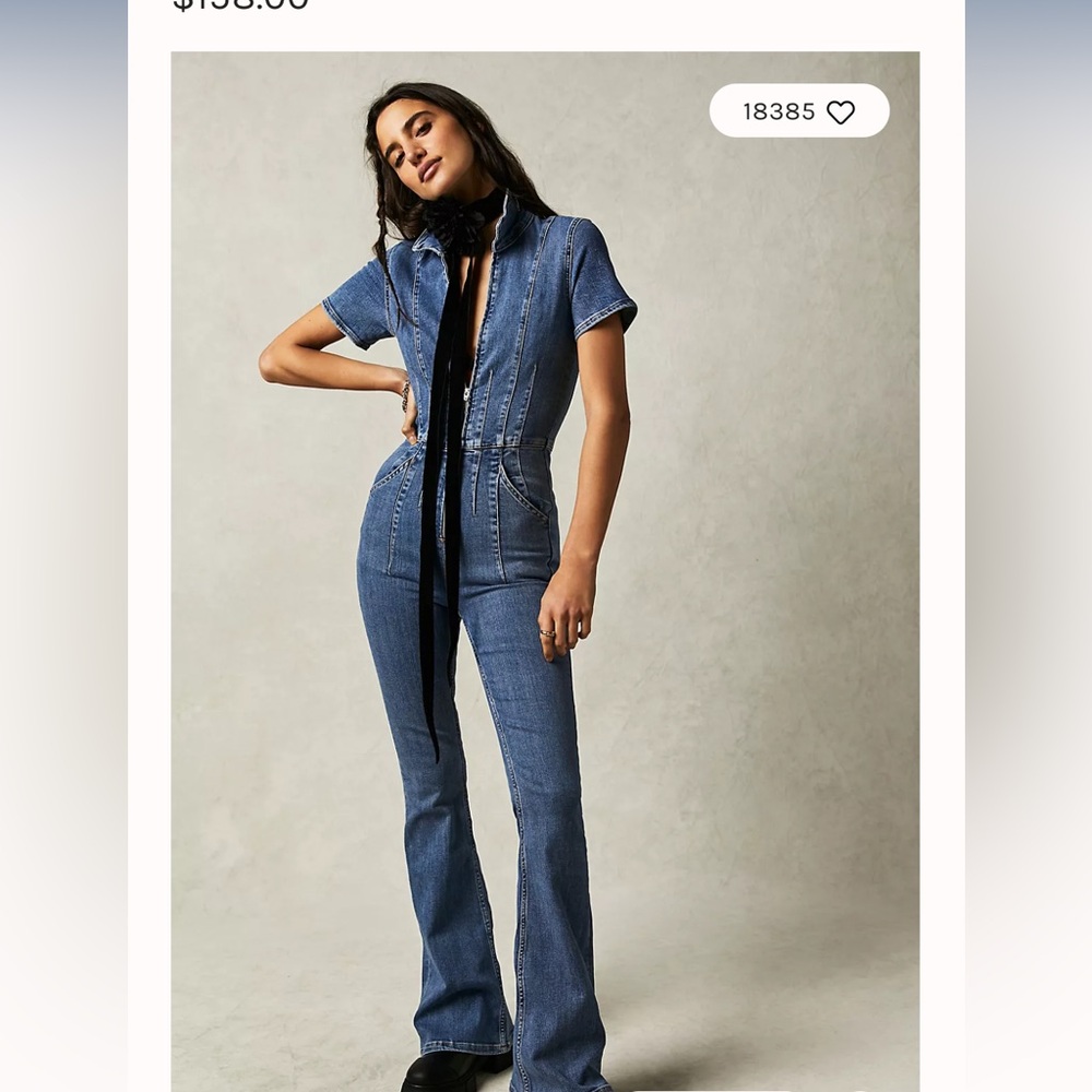 Free people jayde flare jumpsuit